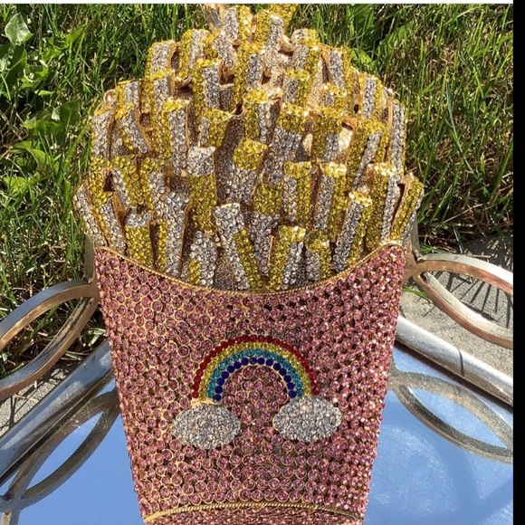 Handbags - French fries crystal bag